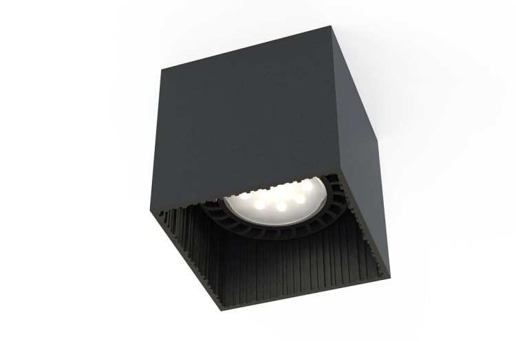 Sufitowa oprawa lampa punktowa GROOVE I BLACK 7792 NOWODVORSKI Lighting GU10 ES111 spot natynkowa nowoczesna oświetleniowa czarna czarny pojedyncza Inspiracje Premium