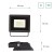 NOCTIS LUX 3 Naświetlacz 10W CW 230V IP65 90x75x27mm Czarny SLI029048CW_PW SPECTRUM LED
