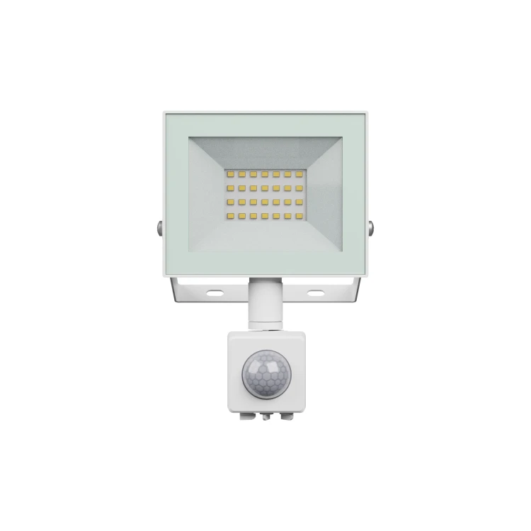 NOCTIS LUX 4 Naświetlacz 20W WW 230V IP44 116x174x53mm Biały czujnik ruchu PIR SLI029075WW_CZUJNIK_PW SPECTRUM LED