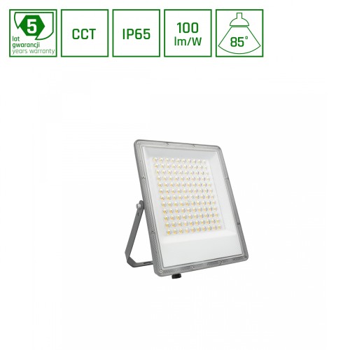 NOCTIS MAX CCT Naświetlacz 100W CCT 230V IP65 294x223x28mm Szary 5 Lat Gwarancji SLI029085CCT_PW SPECTRUM LED