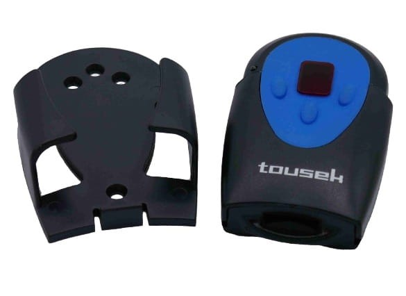 Pilot do bramy Tousek RS 433-TXR-12 12-kanałowy 13160170 czarno-niebieski