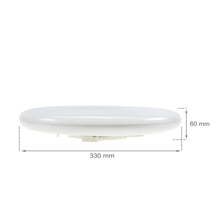 NYMPHEA ECO 2 28W WW 230V 120st IP44 IK07 FI330x60mm Biały Okrągła SLI031026WW SPECTRUM LED