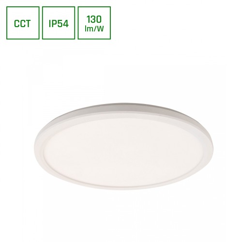 NYMPHEA FLAT DUO 24W CCT 230V 120ST IP54 FI292X26mm Biały Okrągła SLI031046CCT_PW SPECTRUM LED