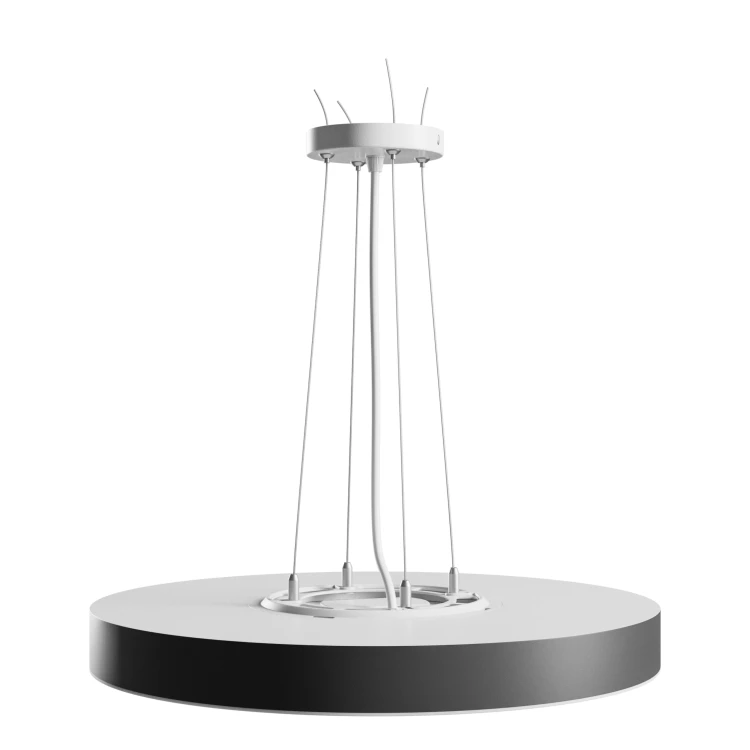 NYMPHEA OPTIMA BLACK 36W CCT 230V 120ST IP20 FI400X50mm Biały Czarny Okrągła SLI031050CCT_PW SPECTRUM LED