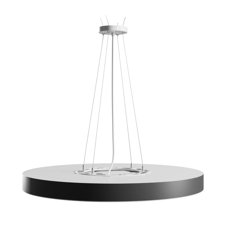 NYMPHEA OPTIMA BLACK 65W CCT 230V 120ST IP20 FI600X50mm Biały Czarny Okrągła SLI031051CCT_PW SPECTRUM LED
