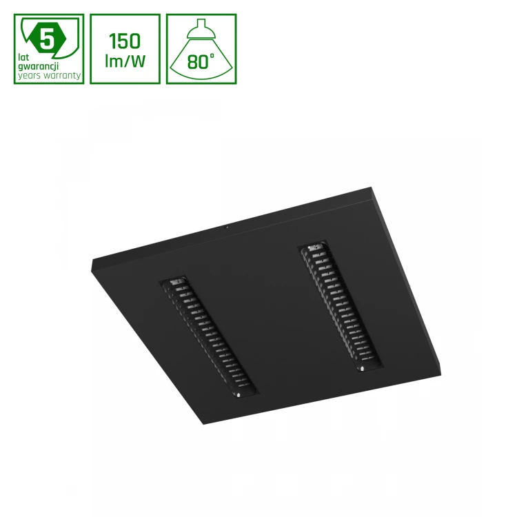 ALGINE DOPPIO Panel 40W NW 230V 80ST IP20 600X600X35 Czarny 5 Lat Gwarancji MESH SLI035093NW_PW_M SPECTRUM LED