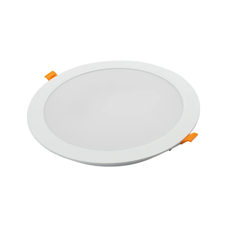 DURE 3 DOWNLIGHT 24W CW 230V 110st IP54 IK06 220x34 Biały Okrągła zasilacz zintegrowany SLI043009CW_PW SPECTRUM LED