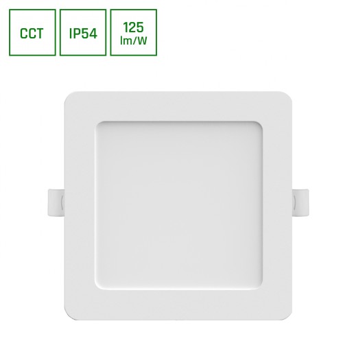 DURE 3 DOWNLIGHT 12W CCT 230V 110ST IP54 IK06 145X145X30 Biały Kwadratowa SLI043010CCT_PW SPECTRUM LED