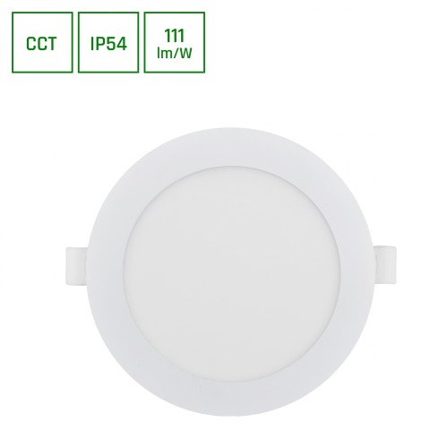 DURE 3 DOWNLIGHT 9W CCT 230V 110ST IP54 IK06 128X31 Biały Okrągła SLI043022CCT_PW SPECTRUM LED
