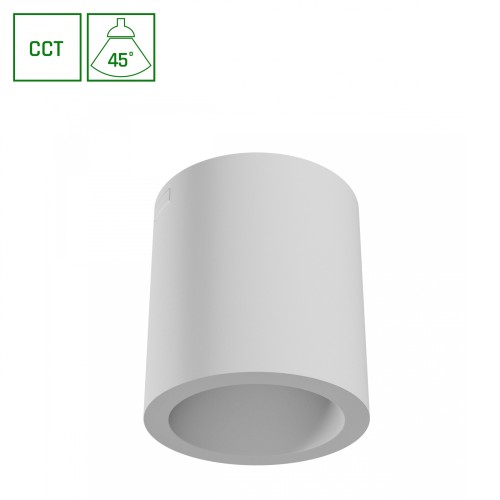CHLOE COMPLETE Natynkowa 7W CCT 230V 45ST IP20 UGR<19 FI90X100mm Biały Okrągła SLI043032CCT_PW SPECTRUM LED