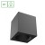CHLOE COMPLETE Natynkowa 7W CCT 230V 45ST IP20 UGR<19 90x90X100mm Czarny Kwadratowa SLI043035CCT_PW SPECTRUM LED