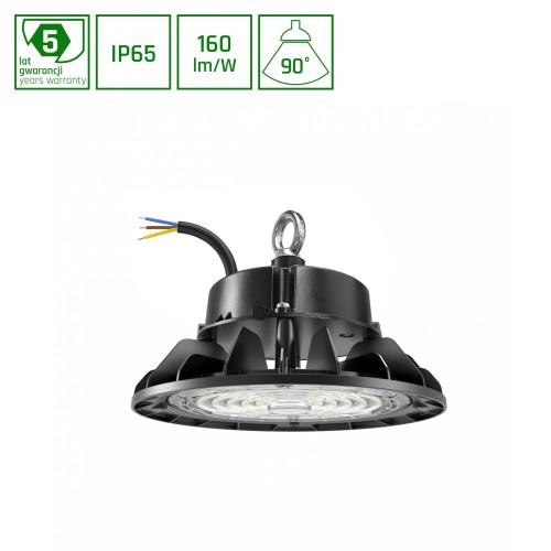 PLATEO 4 HIGH BAY 55W/75W/100W NW 230V 90ST IP65 IK09 220X135mm Czarny 5 Lat Gwarancji z regulacją mocy 0-10V SLI044034NW_PW SPECTRUM LED
