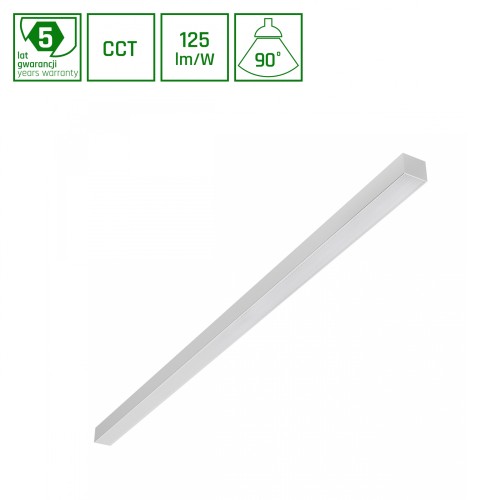 ALLDAY BASIC 40W 3CCT 230V 90st IP20 1203x42x37mm Biały PR UGR<19 5 Lat Gwarancji SLI047304CCT_PW SPECTRUM LED