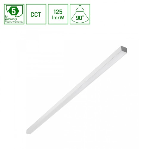 ALLDAY BASIC 50W 3CCT 230V 90st IP20 1503x42x37mm Biały PR UGR<19 5 Lat Gwarancji SLI047306CCT_PW SPECTRUM LED
