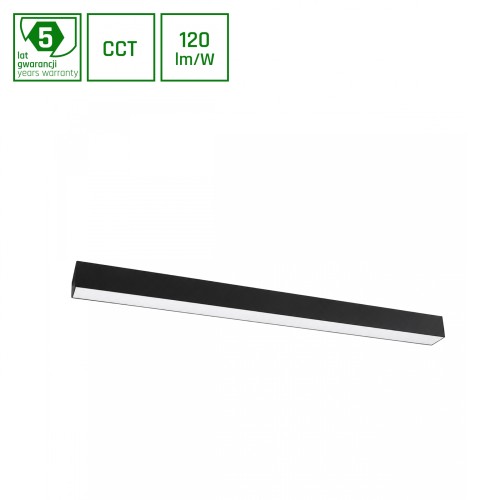 ALLDAY ESSENTIAL 50W CCT 230V 115st IP20 1200x49x56mm Czarny OP 5 Lat Gwarancji SLI047323CCT_PW SPECTRUM LED