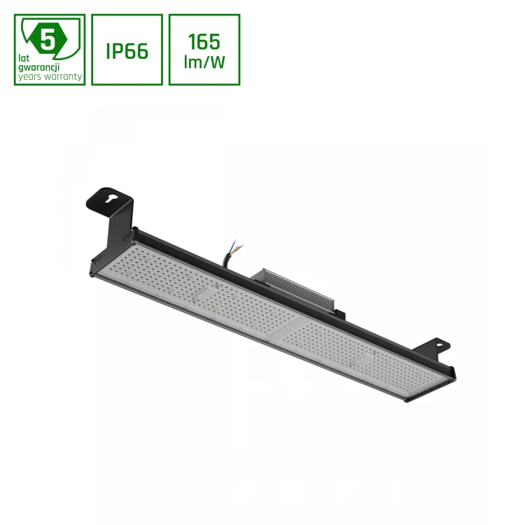HALLS LINE 3 HIGH BAY 150W NW 230V 60X90ST IP66 IK10 795X130X115mm Czarny 5 Lat Gwarancji 1-10V SLI048011NW_PW SPECTRUM LED