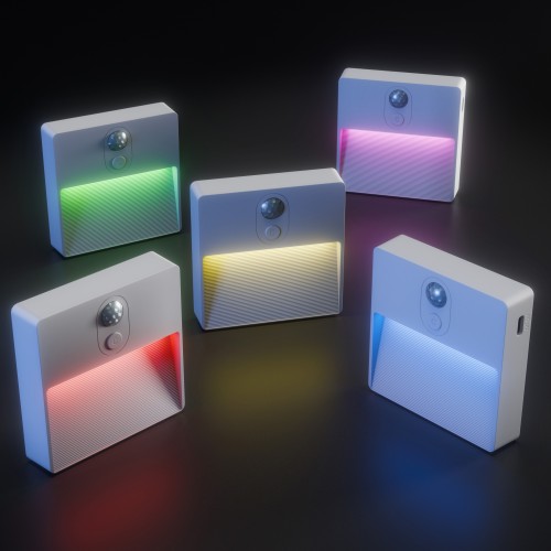 LUMINA POP RGBW+DIM PIR 500mah USB-C biała 78x80x22 2-PACK SLI055004 SPECTRUM LED