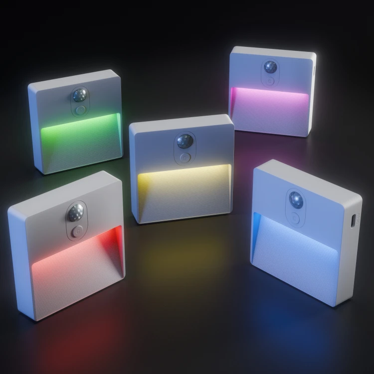 LUMINA POP RGBW+DIM PIR 500mah USB-C biała 78x80x22 2-PACK SLI055004 SPECTRUM LED
