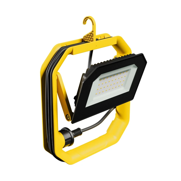 NOCTIS TECHNIC Naświetlacz 30W CW 230V IP65 303x230x43mm ŻÓŁTY 2 Lata Gwarancji Przewód 3m SLI055012_PW SPECTRUM LED
