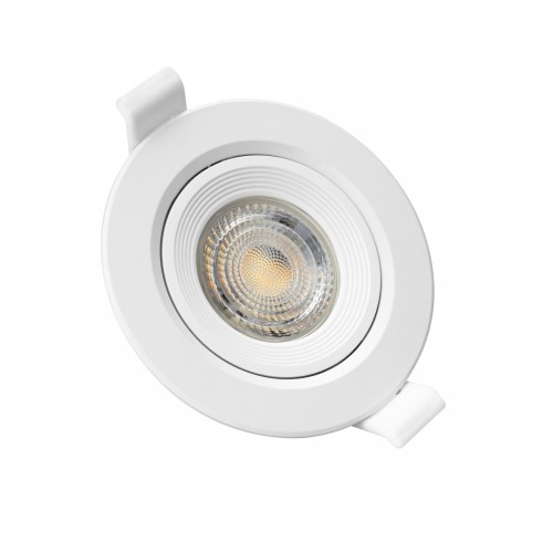 FIALE CORE FLAT GU10 Oczko GU10 IP20 FI90X26mm Biały Okrągła RUCHOMA SLIP001025 SPECTRUM LED