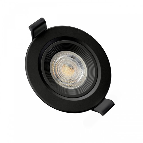FIALE CORE FLAT GU10 Oczko GU10 IP20 FI90X26mm Czarny Okrągła RUCHOMA SLIP001026 SPECTRUM LED