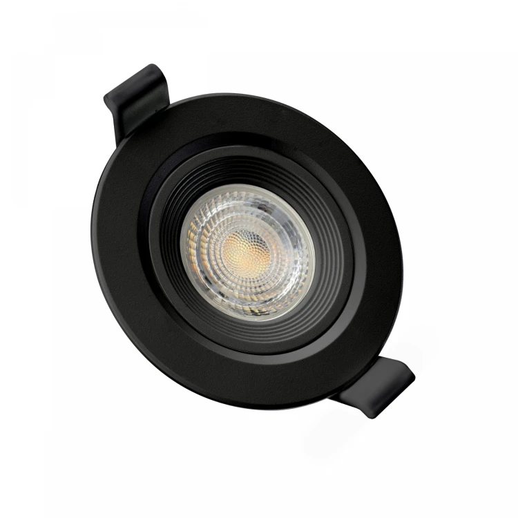 FIALE CORE FLAT GU10 Oczko GU10 IP20 FI90X26mm Czarny Okrągła RUCHOMA SLIP001026 SPECTRUM LED