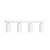 MADARA ALTRO BAZA 4xGU10 230V IP20 480X70X135mm Biały SLIP003065 SPECTRUM LED