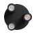 MADARA ALTRO ROUND 3xGU10 230V IP20 220X134mm Czarny SLIP003068 SPECTRUM LED