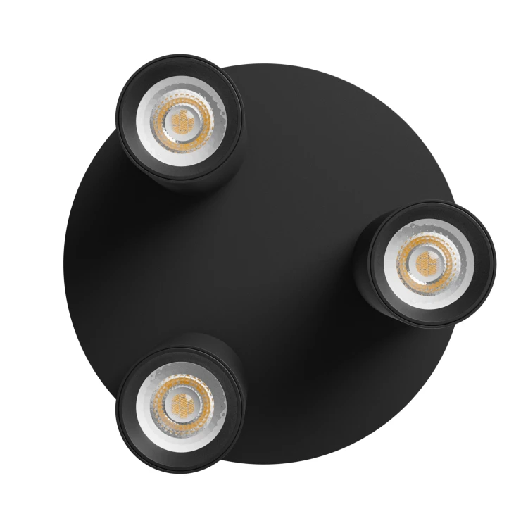 MADARA ALTRO ROUND 3xGU10 230V IP20 220X134mm Czarny SLIP003068 SPECTRUM LED
