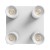 MADARA ALTRO SQUARE 4xGU10 230V IP20 220X220X134mm Biały SLIP003069 SPECTRUM LED