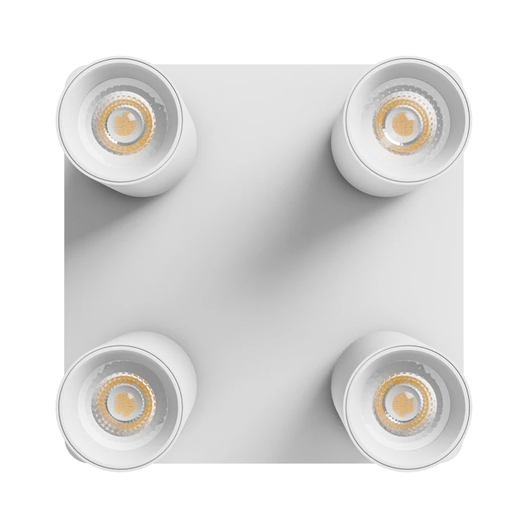 MADARA ALTRO SQUARE 4xGU10 230V IP20 220X220X134mm Biały SLIP003069 SPECTRUM LED