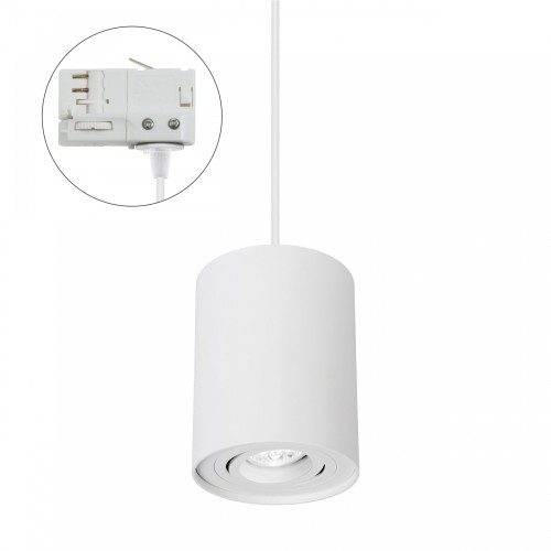 CHLOE GU10 Natynkowa GU10 250V IP20 94x125mm Biały Okrągła ruchoma TRACK SLIP004002_TRACK SPECTRUM LED