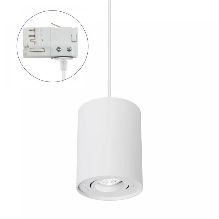 CHLOE GU10 Natynkowa GU10 250V IP20 94x125mm Biały Okrągła ruchoma TRACK SLIP004002_TRACK SPECTRUM LED