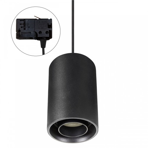 CHLOE GU10 SPOT Natynkowa GU10 250V IP20 80x130mm Czarny Okrągła ruchoma TRACK SLIP004007_TRACK SPECTRUM LED