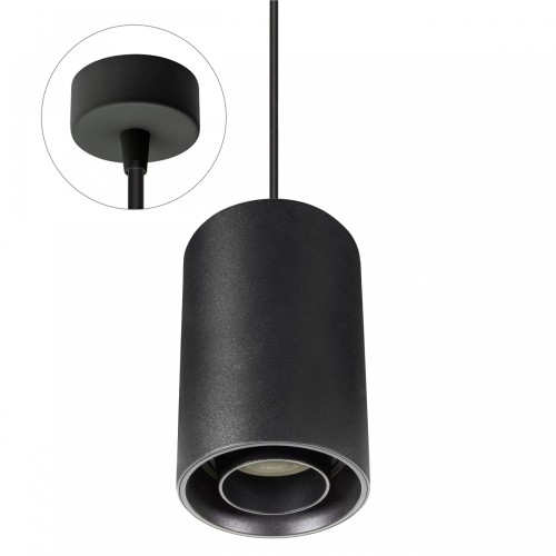 CHLOE GU10 SPOT Natynkowa GU10 250V IP20 80x130mm Czarny Okrągła ruchoma z okrągłą bazą SLIP004007_ZWIS SPECTRUM LED
