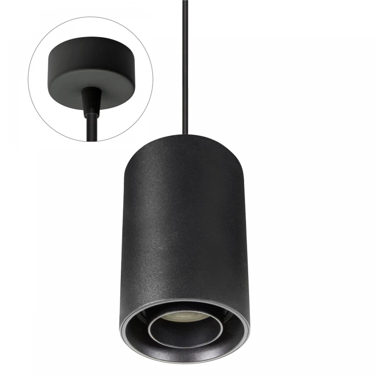 CHLOE GU10 SPOT Natynkowa GU10 250V IP20 80x130mm Czarny Okrągła ruchoma z okrągłą bazą SLIP004007_ZWIS SPECTRUM LED