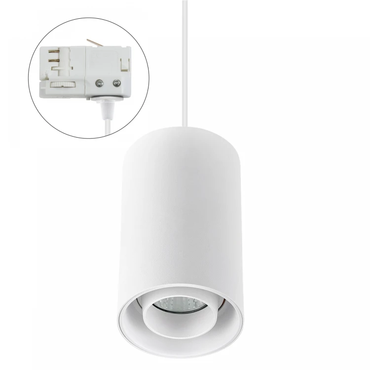 CHLOE GU10 SPOT Natynkowa GU10 250V IP20 80x130mm Biały Okrągła ruchoma TRACK SLIP004008_TRACK SPECTRUM LED