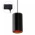 CHLOE GU10 Natynkowa GU10 250V IP20 70x128mm Czarny Złoty tuba nieruchoma TRACK SLIP005002_TRACK SPECTRUM LED