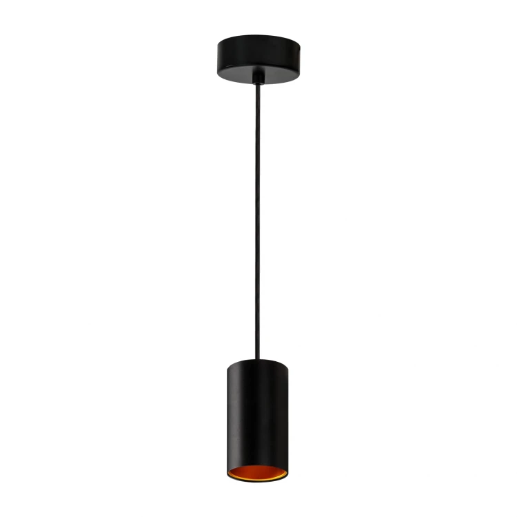 CHLOE GU10 X 1 GU10 Zwieszana 250V IP20 70x125x1500mm Czarny Złoty Okrągła baza Okrągła SLIP005003 SPECTRUM LED