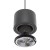CHLOE AR111 Zwieszana GU10 250V IP20 139x100mm Czarny Okrągła ruchoma baza Okrągła SLIP005013_ZWIS SPECTRUM LED