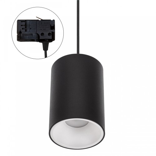 CHLOE ELEMENTO Natynkowa GU10 250V IP20 FI95x138mm Czarny Okrągła TRACK SLIP005017_TRACK SPECTRUM LED