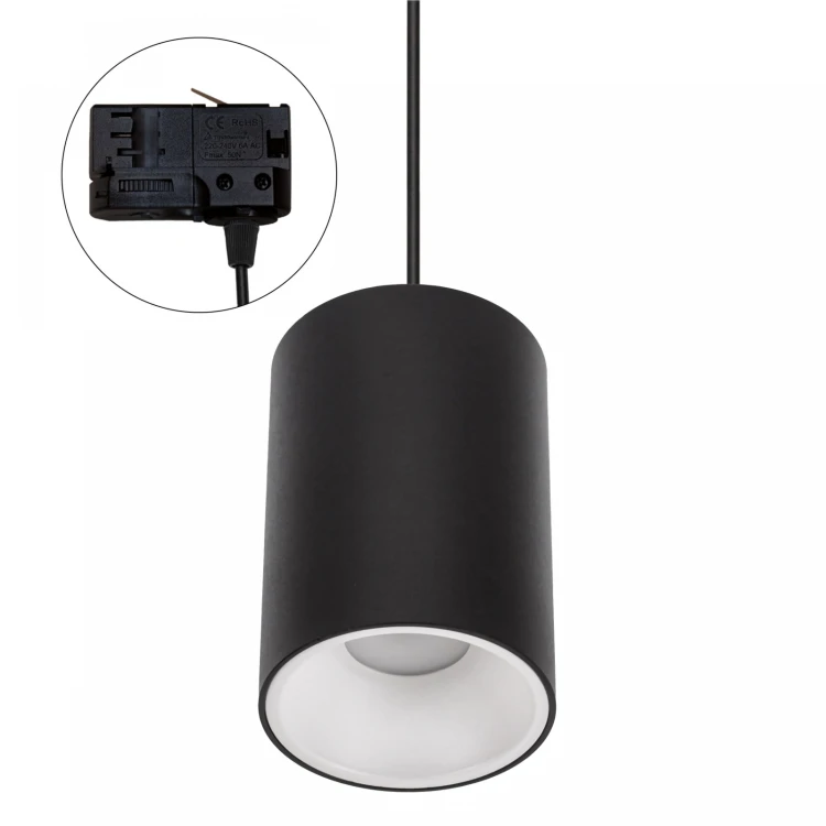 CHLOE ELEMENTO Natynkowa GU10 250V IP20 FI95x138mm Czarny Okrągła TRACK SLIP005017_TRACK SPECTRUM LED