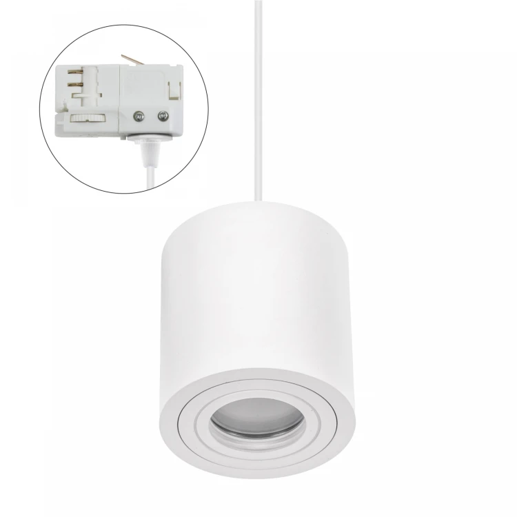 CHLOE GU10 Natynkowa GU10 250V IP20 90x97mm Biały Okrągła nieruchoma TRACK SLIP005033_TRACK SPECTRUM LED