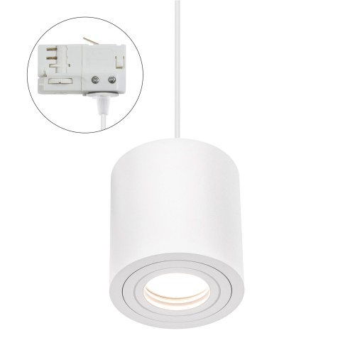 CHLOE GU10 Natynkowa GU10 250V IP20 90x97mm Biały Okrągła nieruchoma TRACK SLIP005033_TRACK SPECTRUM LED