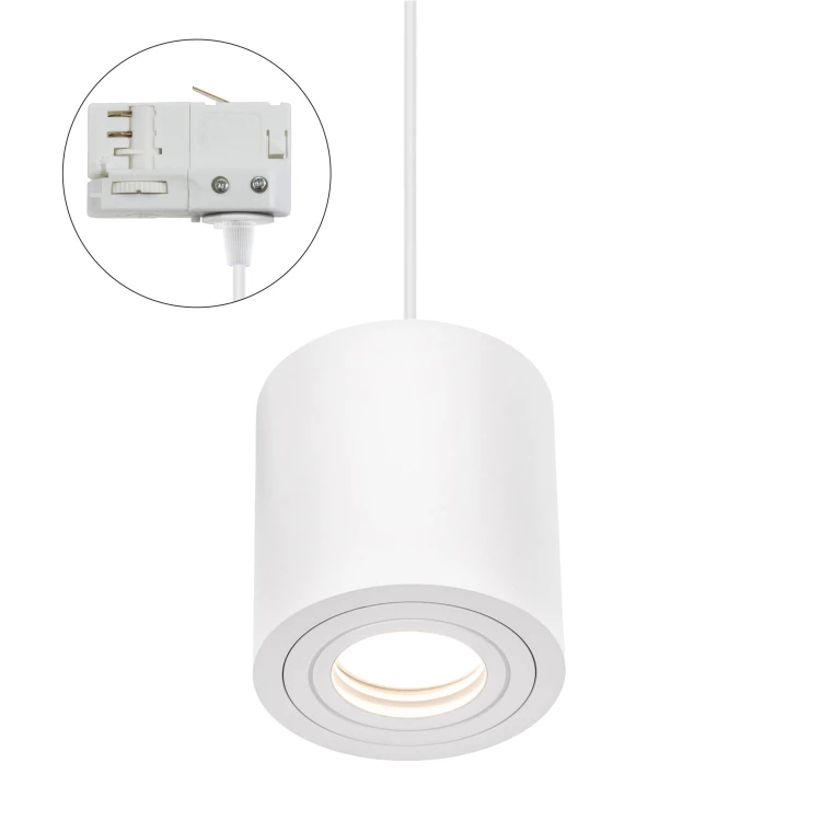 CHLOE GU10 Natynkowa GU10 250V IP20 90x97mm Biały Okrągła nieruchoma TRACK SLIP005033_TRACK SPECTRUM LED