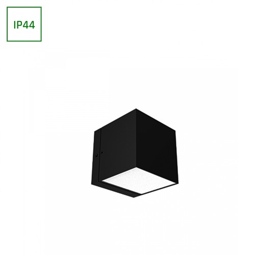 TORRE SQUARE GU10 230V IP44 80X90X101mm Czarny Kwadratowa Elewacyjna SLIP007020 SPECTRUM LED