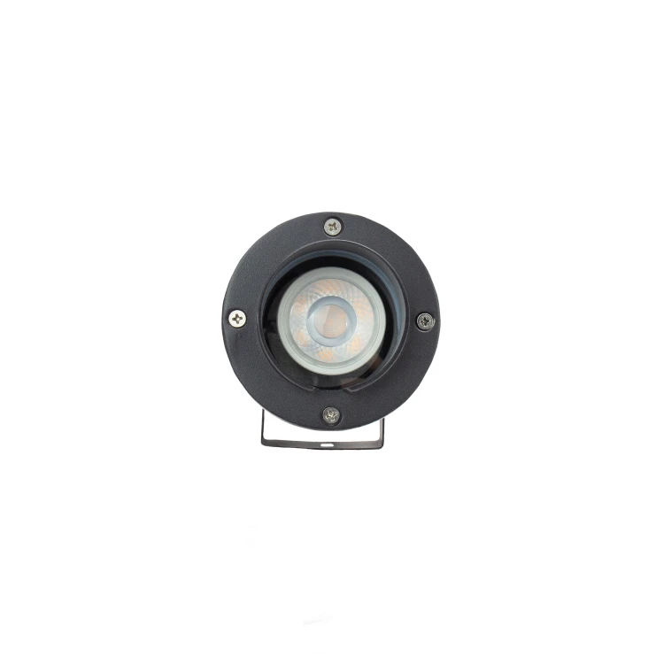 FLORI GU10 ALU ANGLE 250V IP65 98x185mm Czarna wbijana, ruchoma SLIP012014 SPECTRUM LED