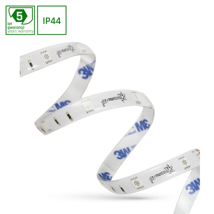 Pasek LED 35W 5050 30LED RGB 5 Lat Gwarancji 1m (Rolka 5M) - w Silikonie WOJ+11958_35W SPECTRUM LED