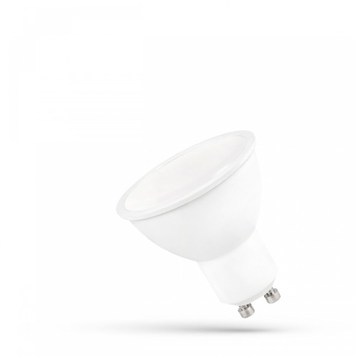 LED GU10 230V 9W SMD NW z Mleczną Szybką Biała WOJ+13258_9 SPECTRUM LED