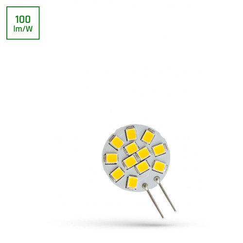 LED G4 12V 1.2W 12 LED WW 20mm WOJ+13784_WW SPECTRUM LED